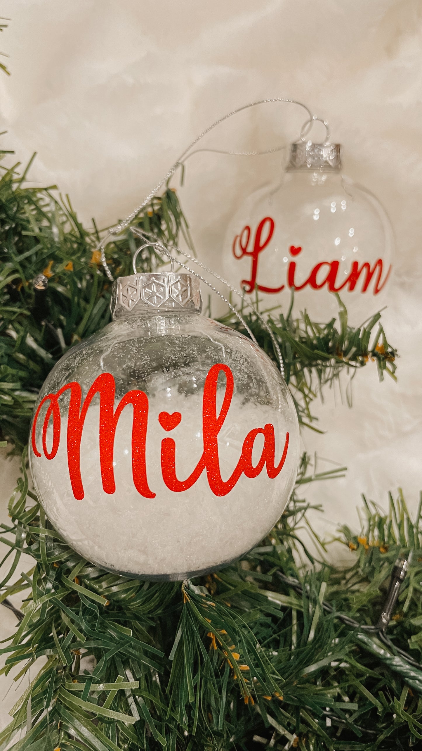 Kerstballen met naam