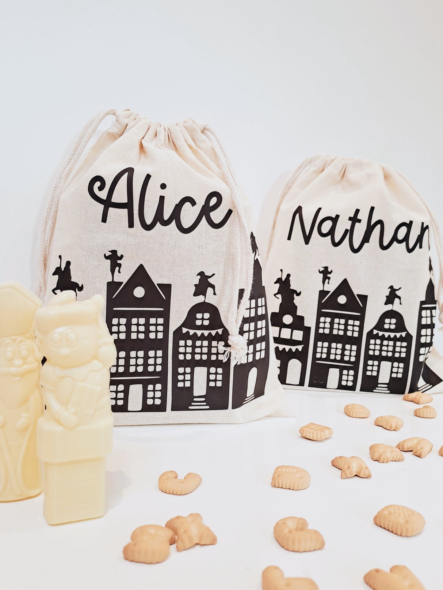 Sinterklaas zakje met naam