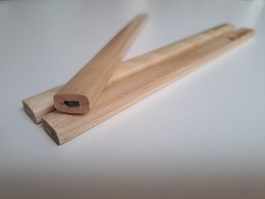 Timmermanspotlood met naam - hout