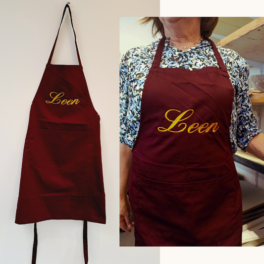 Keukenschort met naam