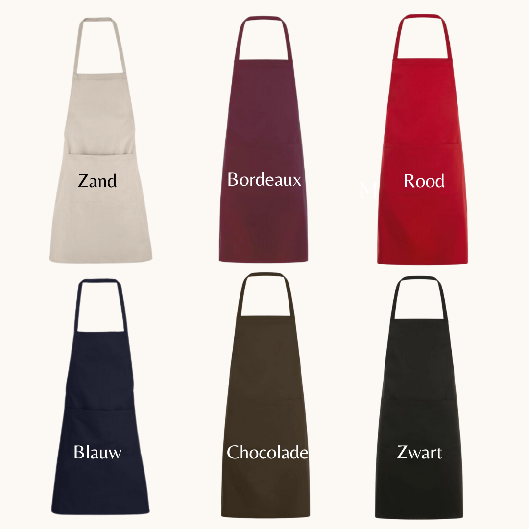 Keukenschort met naam