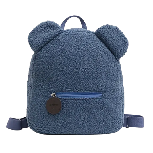 Teddy rugzak met oortjes – met naam geborduurd