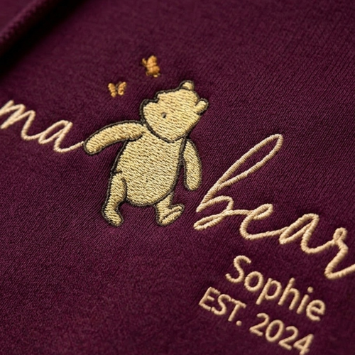 'MAMA Bear' hoodie met naam