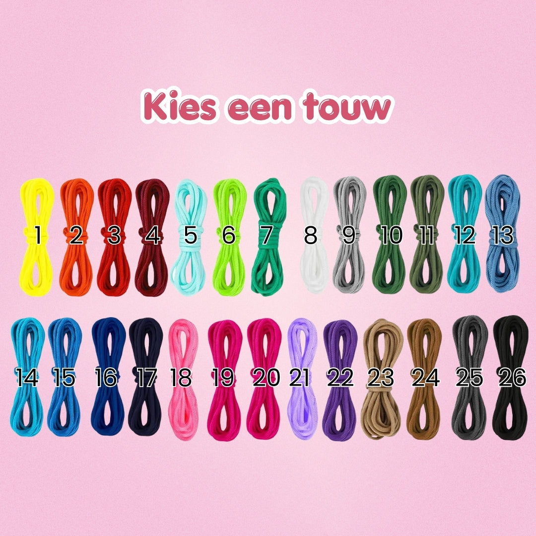 Sleutelhanger Paracord met naam