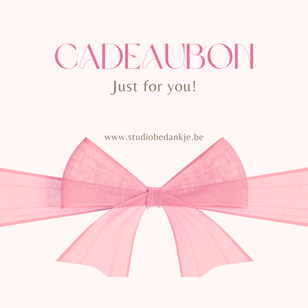 Studio Bedankje cadeaubon! (digitaal per mail)