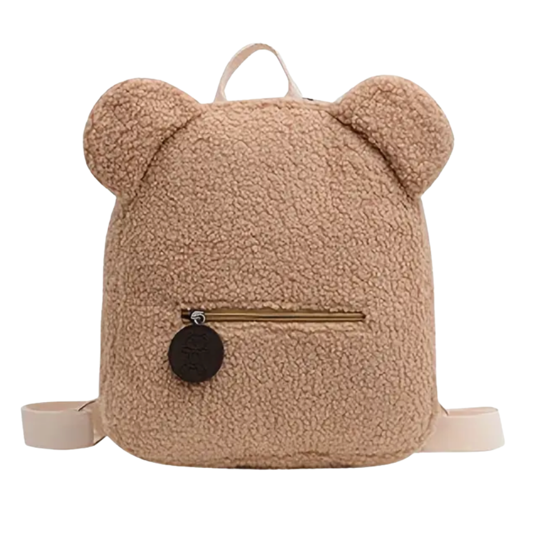 Teddy rugzak met oortjes – met naam geborduurd