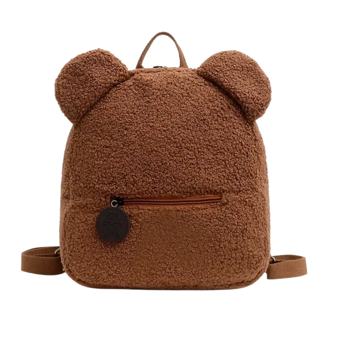 Teddy rugzak met oortjes – met naam geborduurd