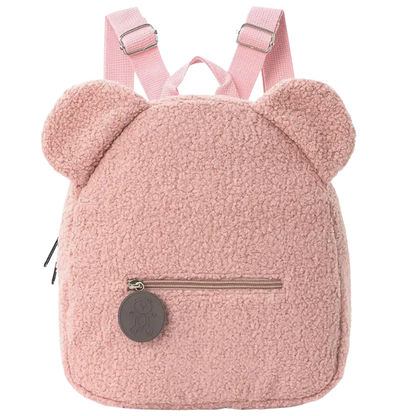 Teddy rugzak met oortjes – met naam geborduurd