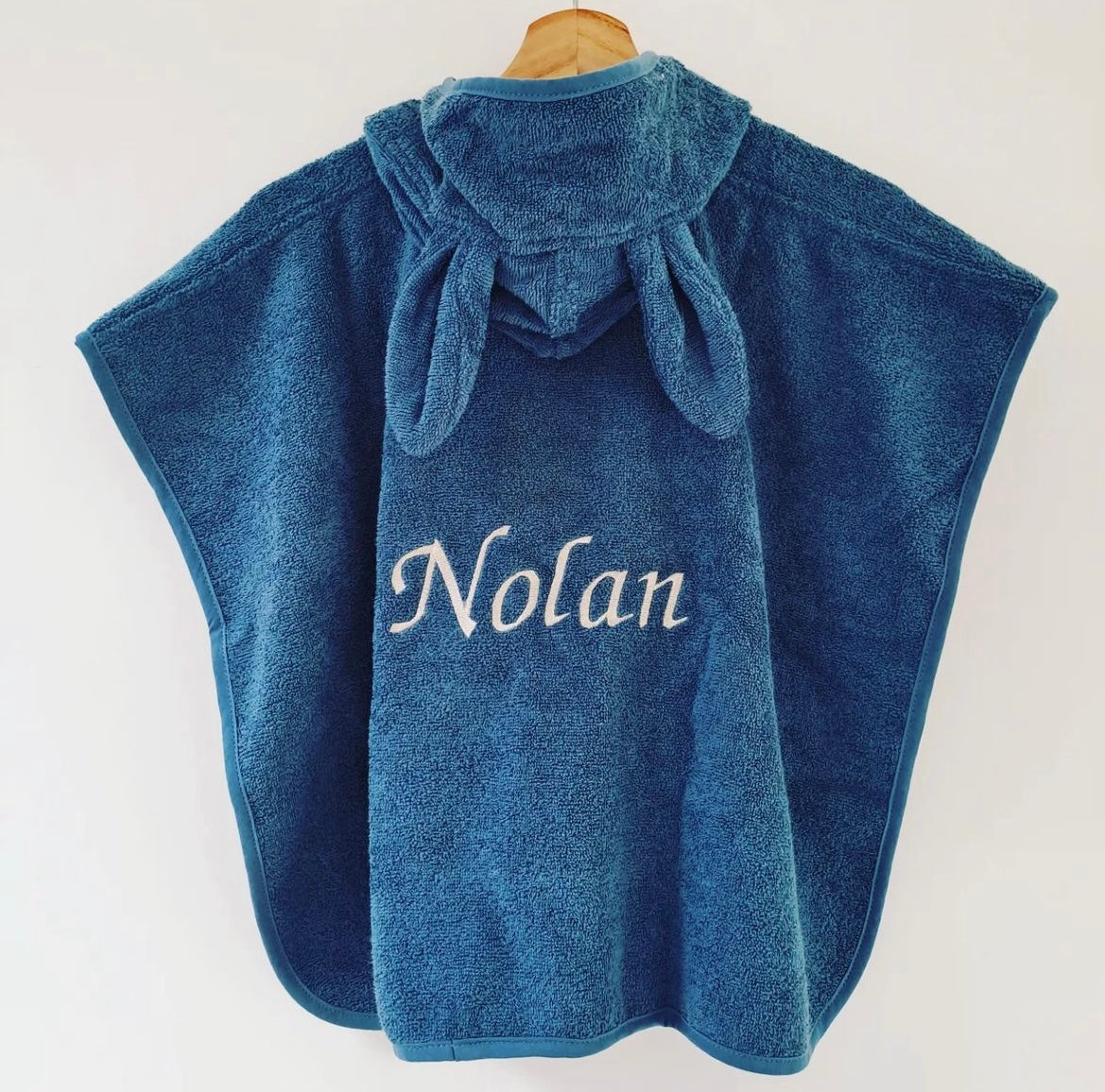 Badponcho met naam geborduurd - Jollein