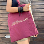 Tote bag leerkracht met naam