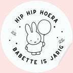 Naam + is jarig