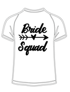 Vrijgezellen t-shirt (Bride squad)