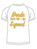 Vrijgezellen t-shirt (Bride squad)